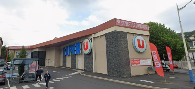 Comme tous les autres magasins, le Super U d' Aiguilhe n'est pas concerné.