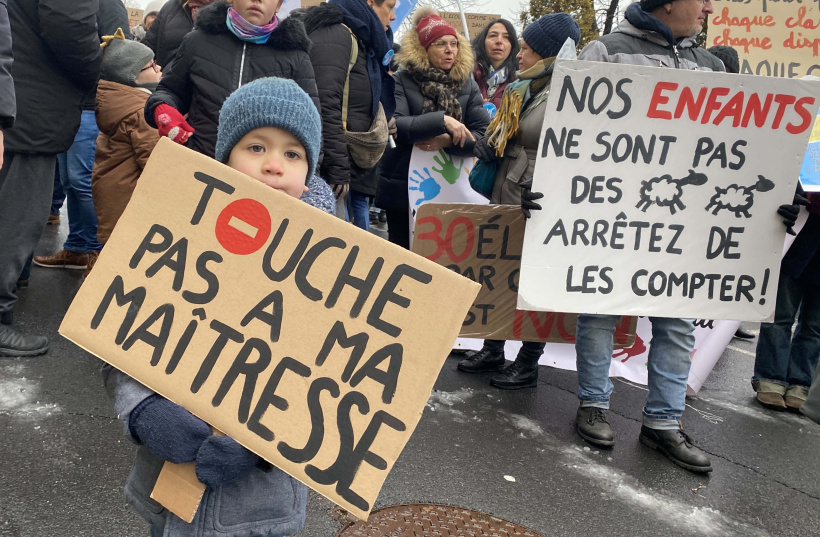 Les plus petits, directement concernés par la fermeture annoncée des classes.