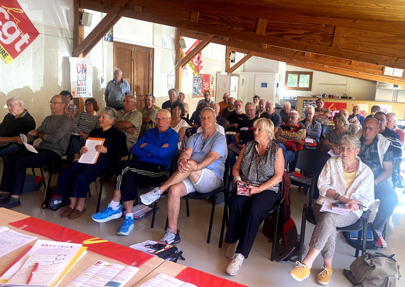 Public et privé, les retraités main dans la main pour ajouter leur force aux jours à venir