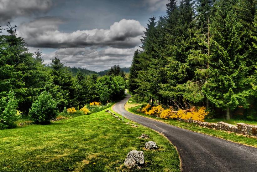 Seul au monde du côté des hautes terres du Mézenc...