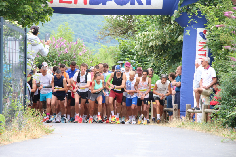 Départ de la course des boucles de la Loire