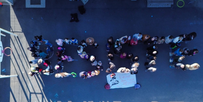 L'école de Solignac-sur-Loire "RÉSISTE" pour conserver sa classe menacée