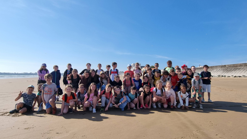 Les élèves de l'école du Monteil ont profité du bon air breton