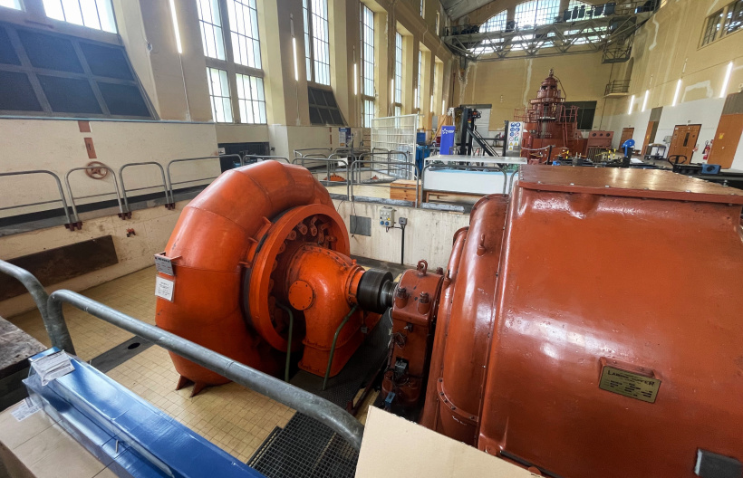 Turbine de 1977, toujours en état de fonctionnement