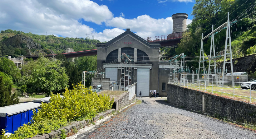 La centrale hydroélectrique de Monistrol-d'Allier aujorud'hui centenaire