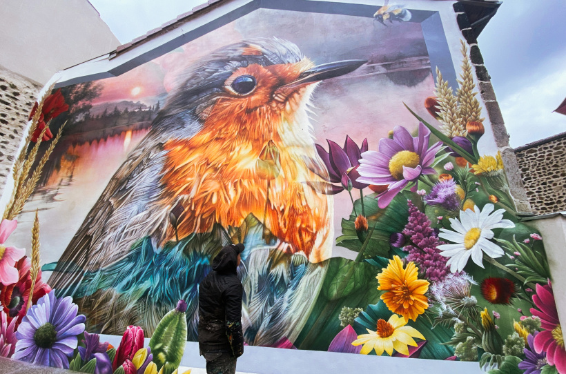 Dernier coup d'oeil sur l'imposant oiseau