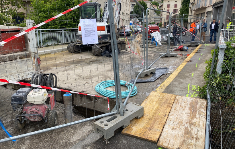 L'accès sera fermé, normalement, pendant quatre semaines. 