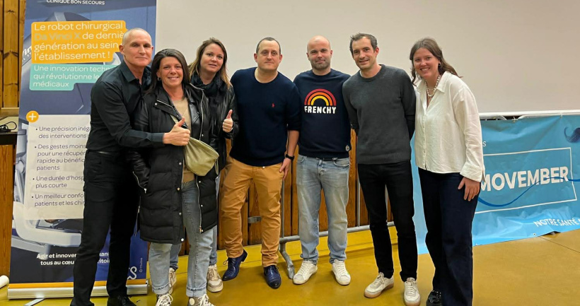 Une partie de l'équipe du service d'urologie de la clinique Bon Secours. 