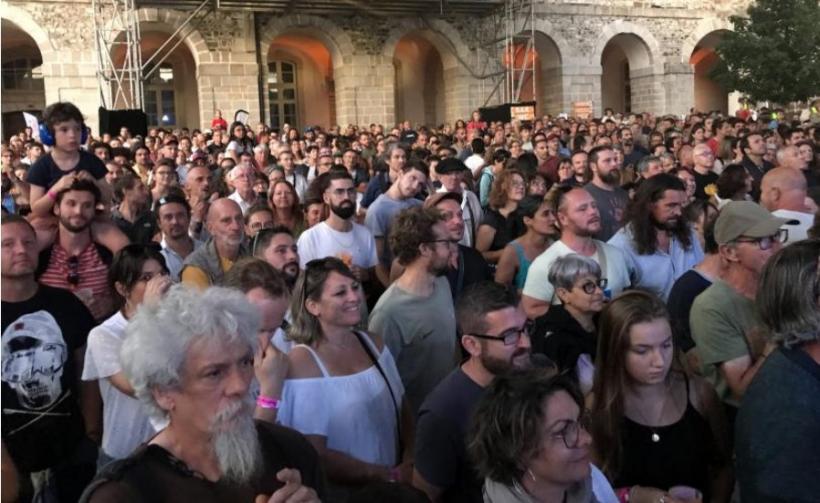 Lors de la 1ere journée au Festival des Cuivres 2022 du Monastier.