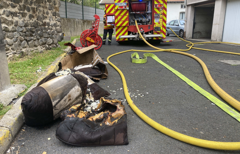 Un échantillon des objets détruits par les flammes.