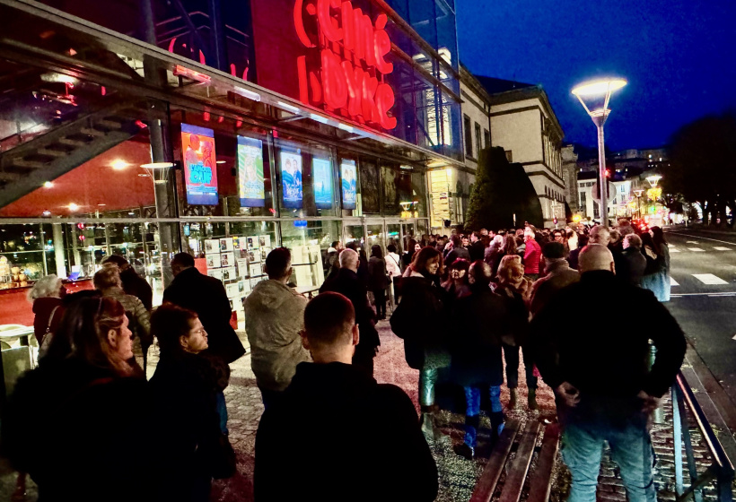 Le monde au rendez-vous pour l'avant première. 