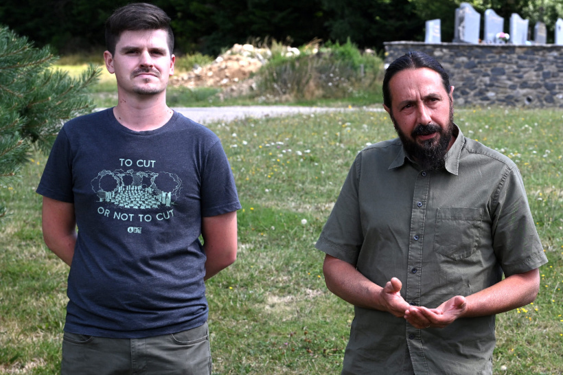 Guillaume Charmasson et Renaud Daumas membre de la FNE 43