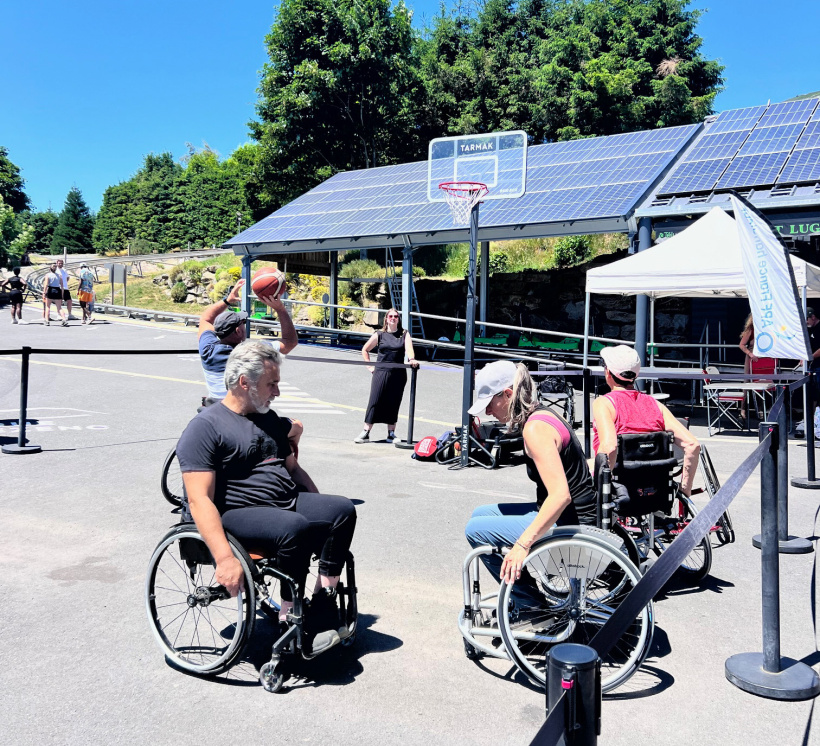L'atelier de handibasket