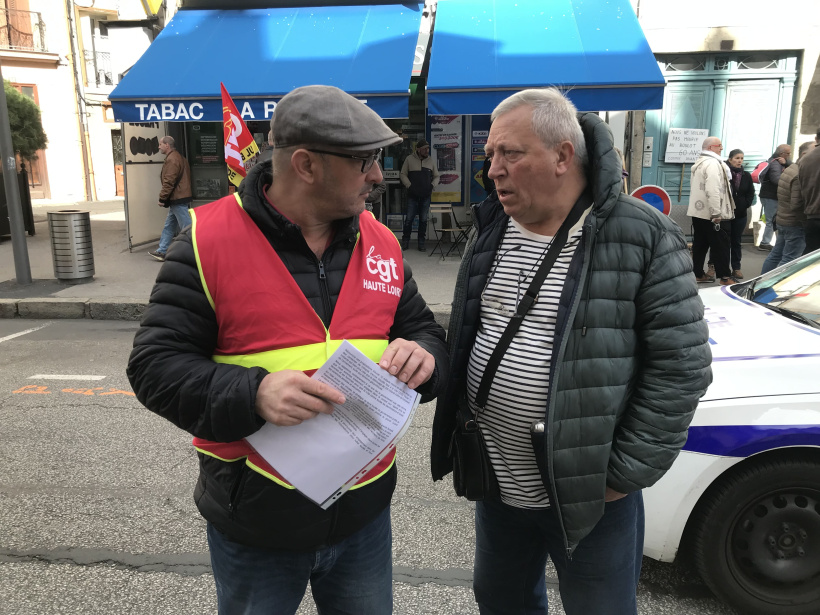 Pierre Marsein, secrétaire générale de la CGT Haute-Loire