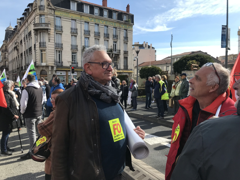 Pascal Samouth, secrétaire général du syndicat FO Haute-Loire