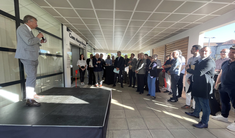 Eric Gremillet présente l'extension du Centre d'Imagerie Nucléaire