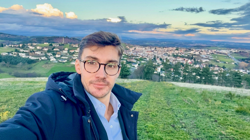 Arthur Liogier s'engage dans la course aux municipales, à Yssingeaux. 