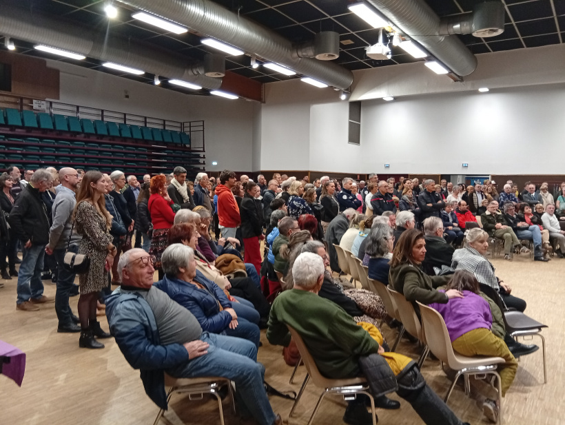 Une salle pleine pour les voeux du maire