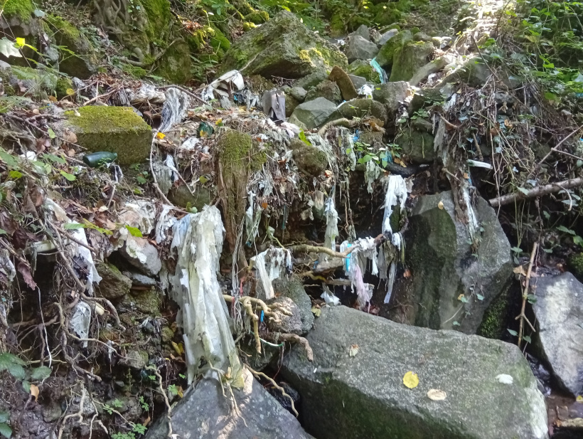 Cascade de déchets