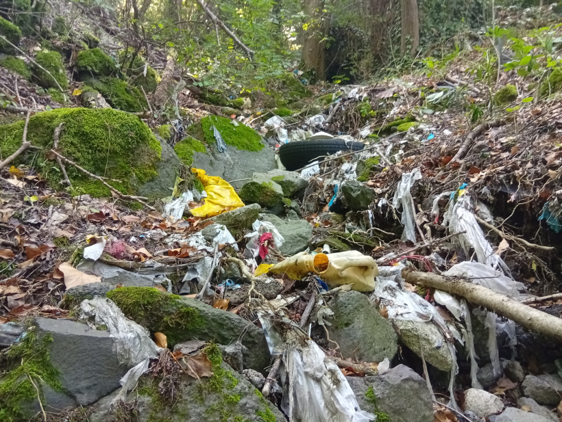 Cascade de déchets