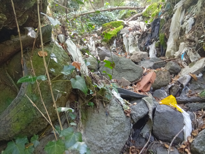Cascade de déchets