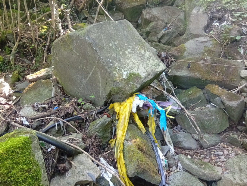 Cascade de déchets