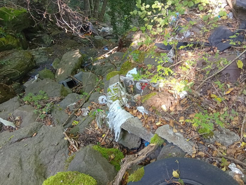 Cascade de déchets