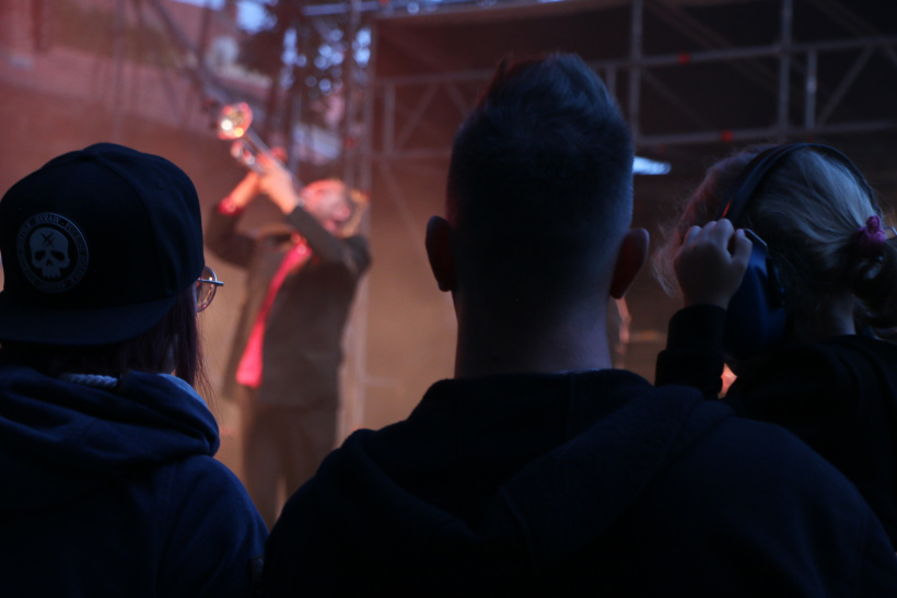 Les familles étaient aussi présentes au concert