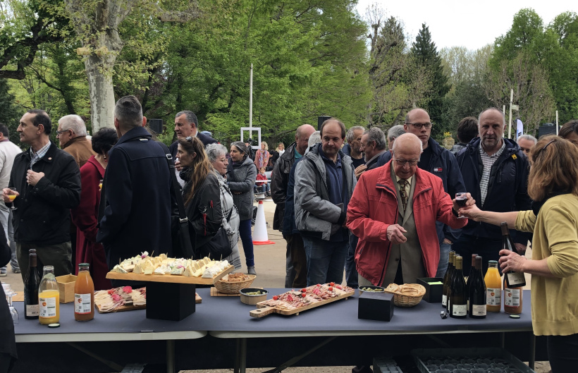 Buffet d'inauguration de la foire expo du Puy-en-Velay