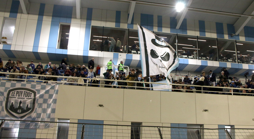 Les courageux supporters ont affrontés le froid pour être présent