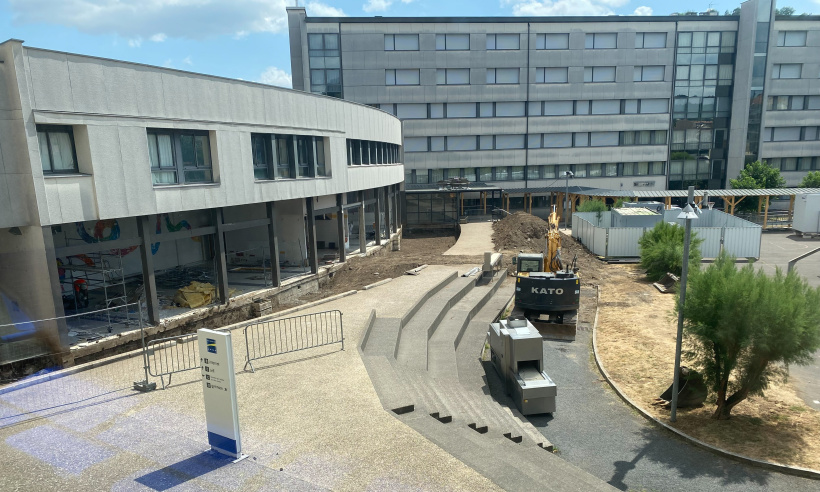 Le chantier du self participatif a débuté 