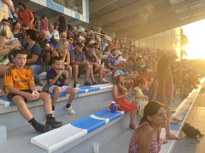 Les supporters ont apprécié le match