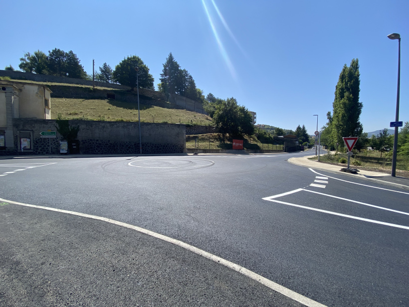 Le giratoire côté Brives Charensac