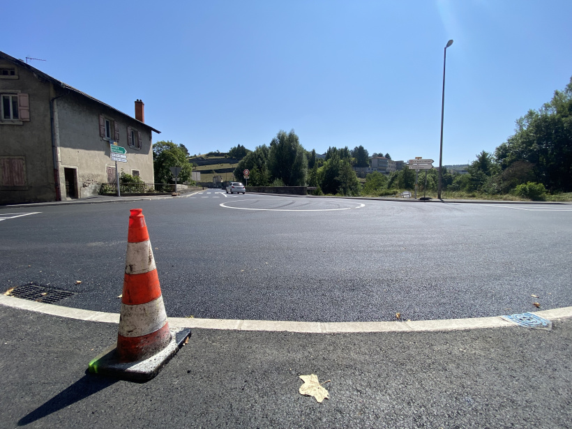 Le giratoire côté Chadrac