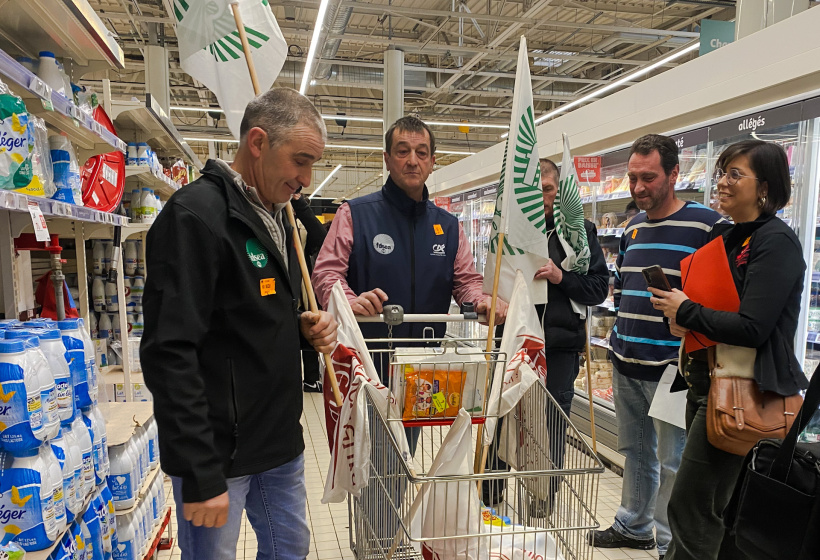 Les agriculteurs ont dentifiés les prix jugés illégitimes