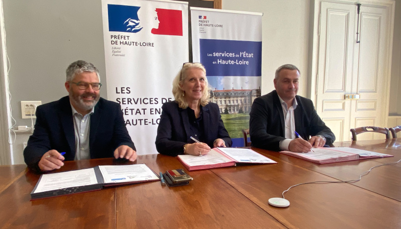 Signature de convention pour adapter la gestion de l'eau