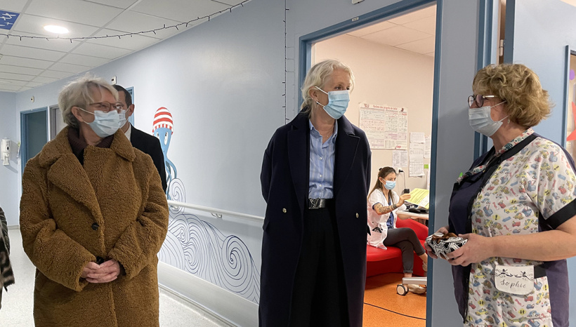 Des chocolats pour remercier les soignants