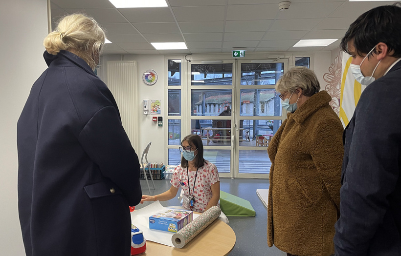 Préparation des cadeaux de Noël