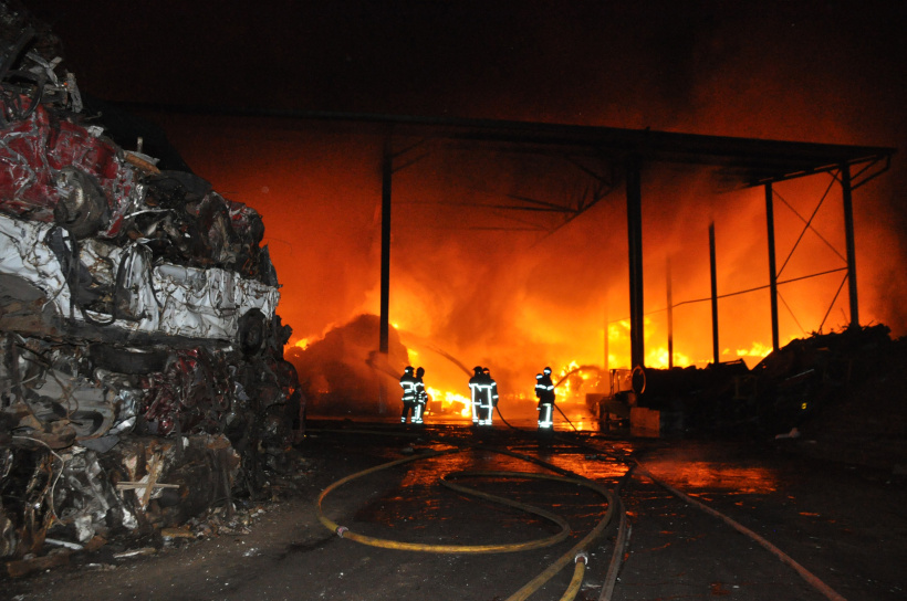 La société Vacher/Altriom, à Polignac. est sujette à de nombreux incendies. 
