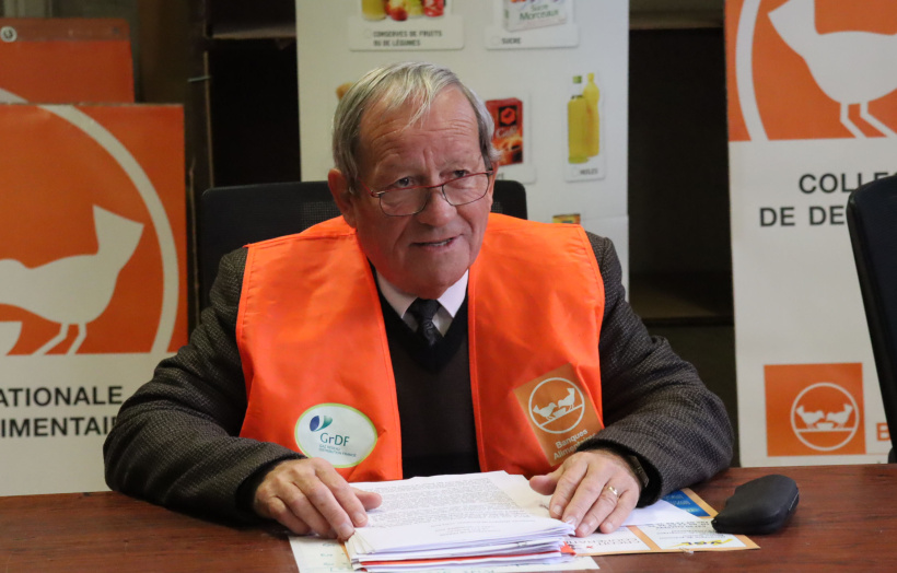 Jean-Marie Guerault, Président de la Banque alimentaire Haute-Loire.