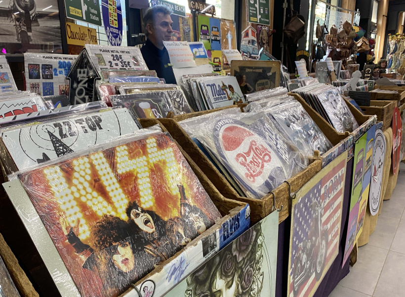 Des bisous d'un autre temps. 