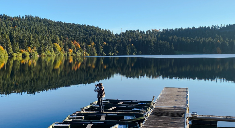 Calme sur le Lac du Bouchet