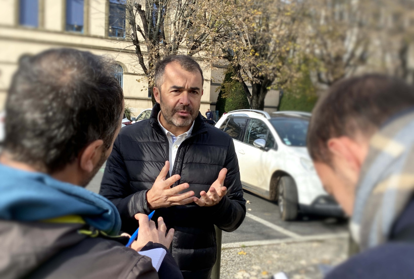 Laurent Johanny, du groupe Génération.s, porte assidument la voix de l'opposition. 