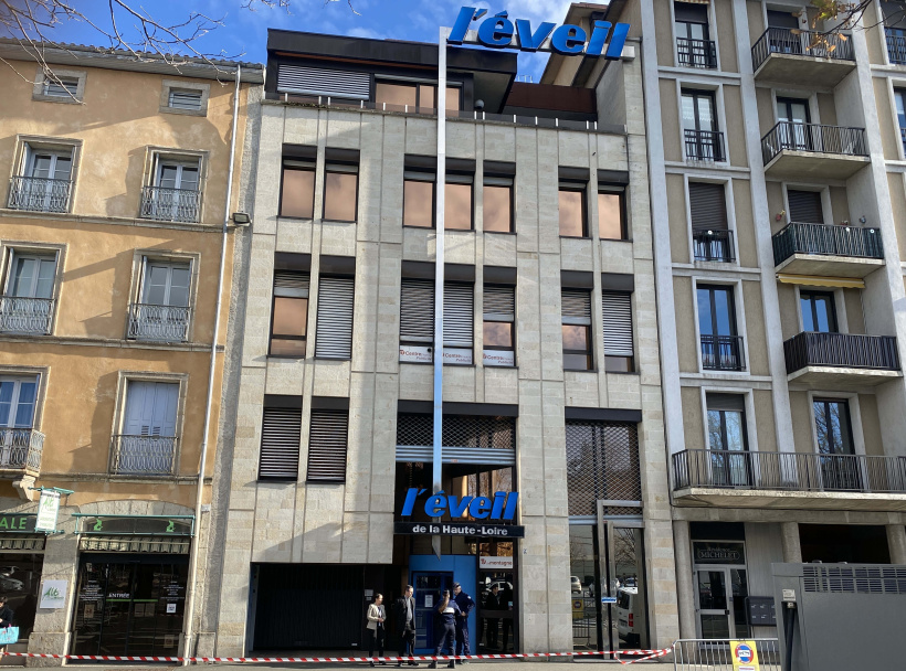 L'équipe du média était installée dans ce bâtiment, place Michelet, depuis 1985. 