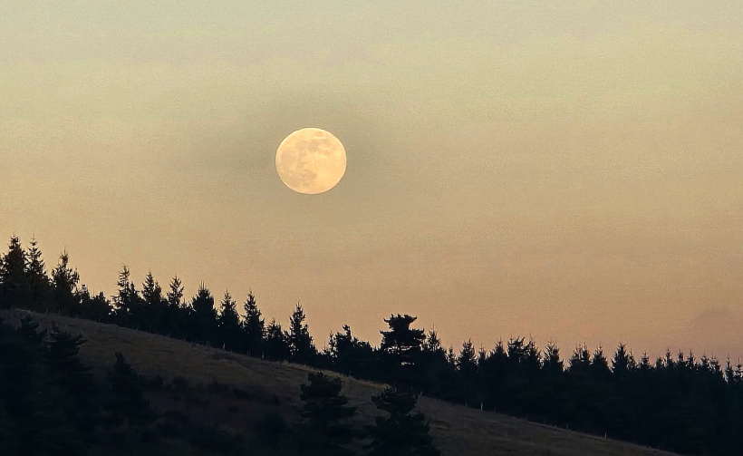 La Lune du Loup dans le ciel yssingelais, ce 13 janvier 2025.