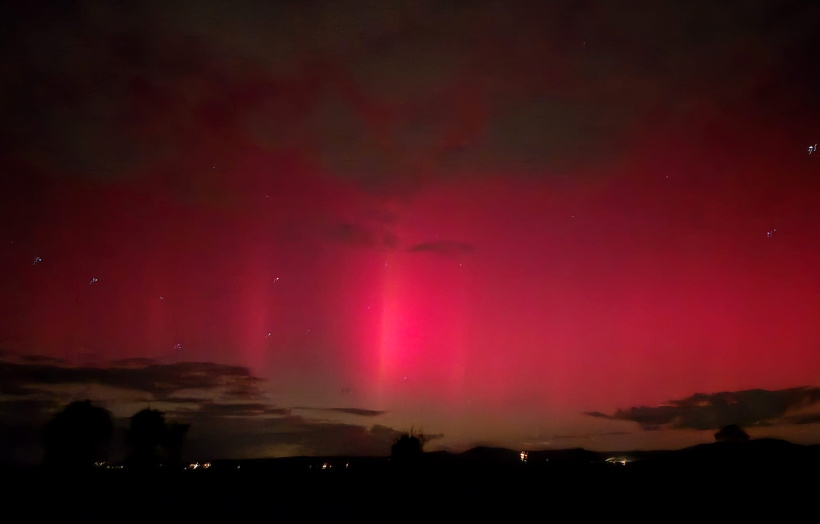 Sur la route entre Fontannes et Sanssac l'Eglise, à 23 heures. 