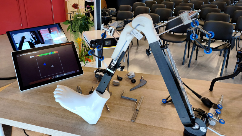 Modèle de démo pour robot chirurgien