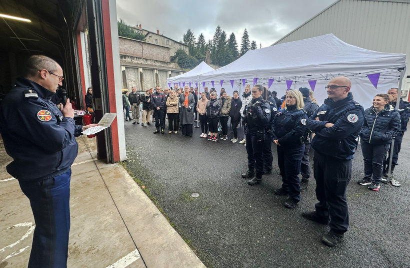 Discours d'introduction de la journée dans les locaux de la caserne Romeuf