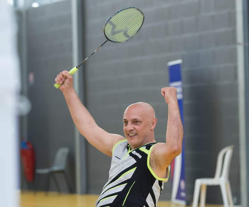 François lors des championnats de France à Carquefou en 2021