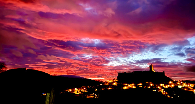 Un ciel si beau, posé sur un panorama presque irréel. 